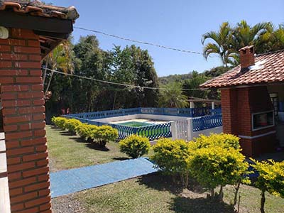 Aluguel de casa de campo com churrasqueira da Sitio Rio Bonito